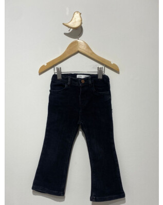 Calça jeans preta | 18-24 meses