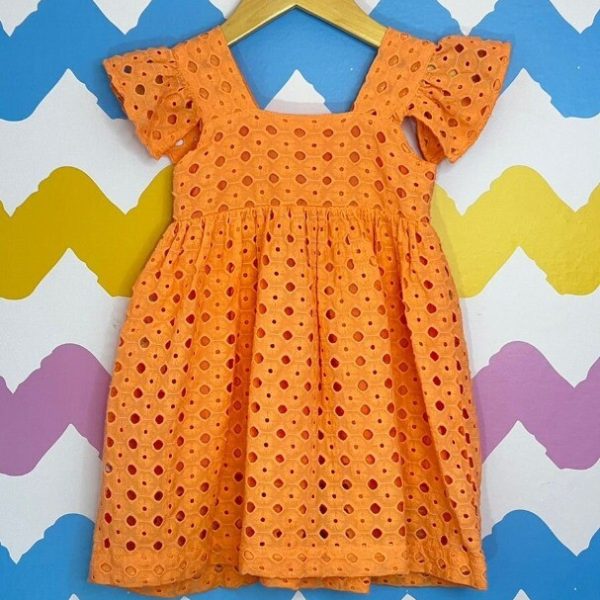 Vestido de Laise laranja