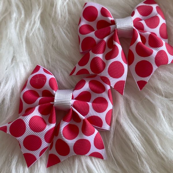 Kit de laços de cabelo infantil bolas
