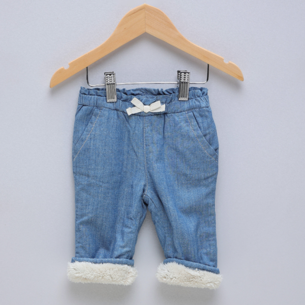 Calça jeans forrada