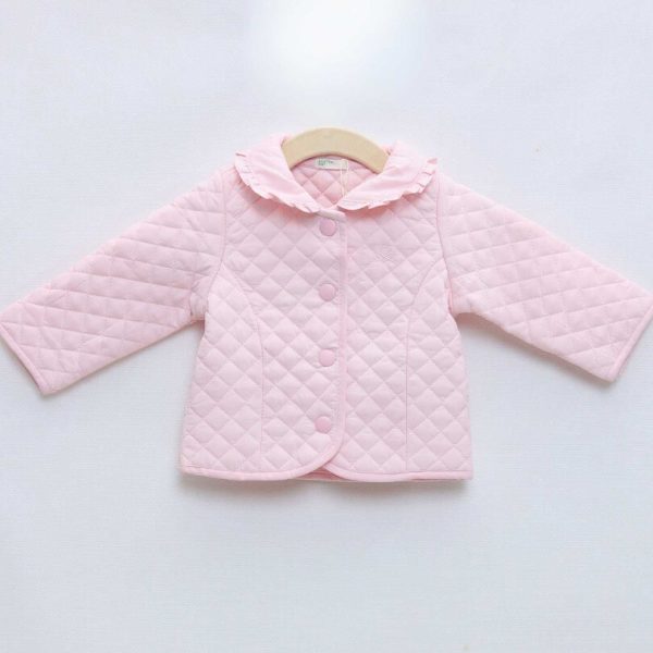 Jaqueta puffer rosa 3 meses
