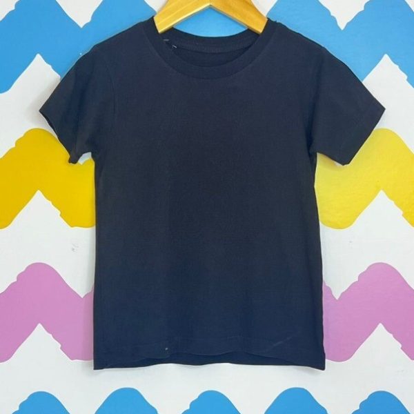 Camiseta preta algodão pima