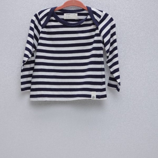 Camiseta listrada azul