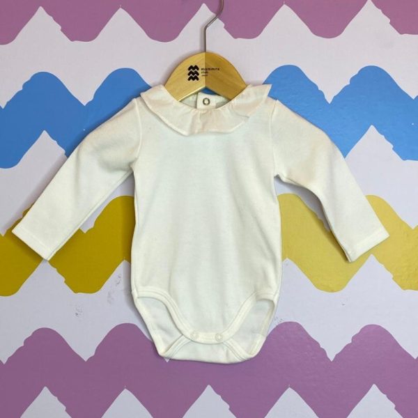 Body branco manga longa