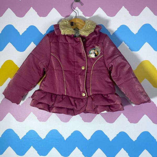 Jaqueta Puffer Frozen 3 anos