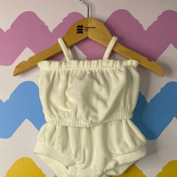 Conjunto atoalhado branco