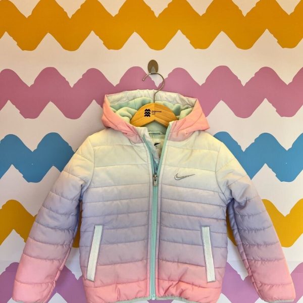 Jaqueta puffer rosa 2 anos | Nike