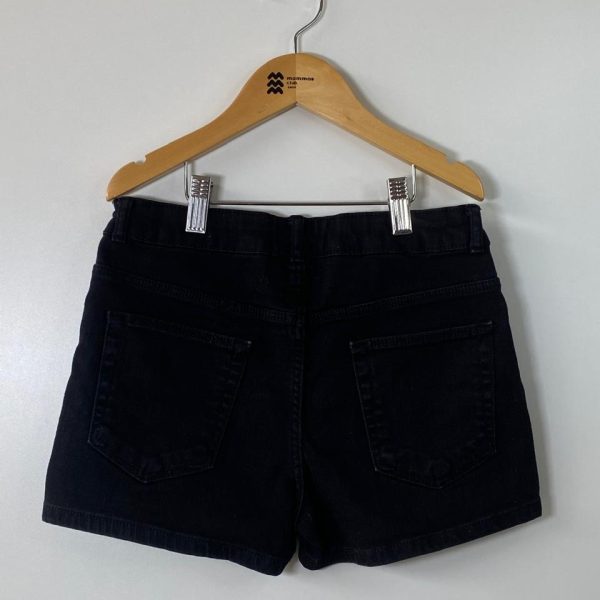 Shorts jeans preto 12 anos