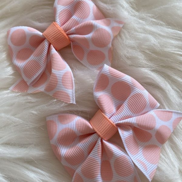KIt laços estampados para cabelo infantil