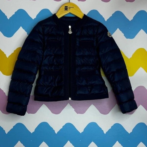 Jaqueta puffer marinho 4 anos | Moncler