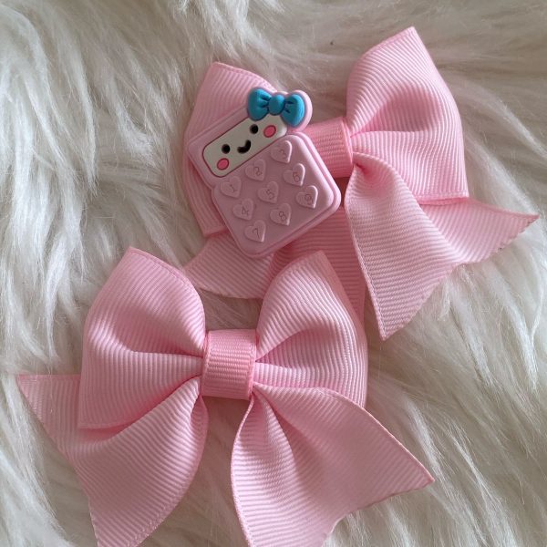 Kita de laços de cabelo infantil com detalhe