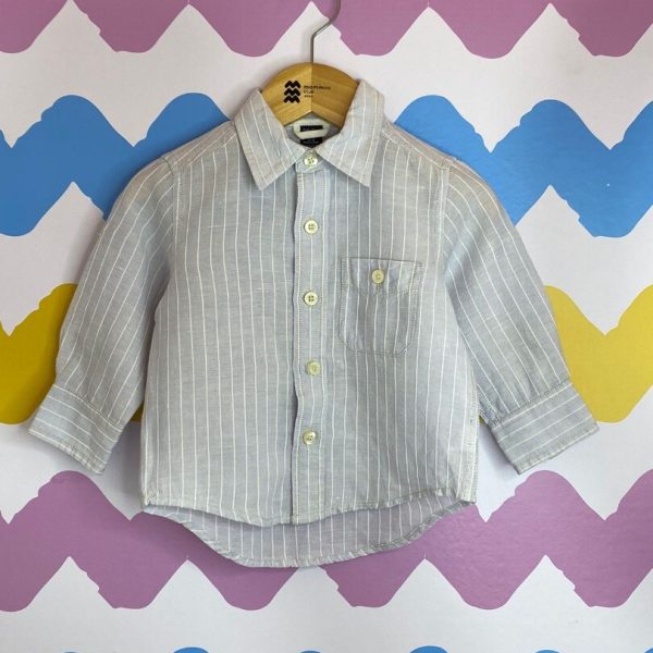Camisa de linho manga longa