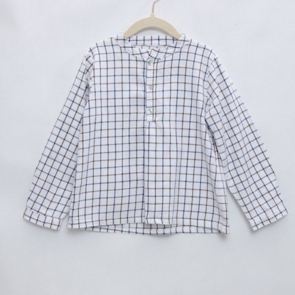 Camisa Bata xadrez