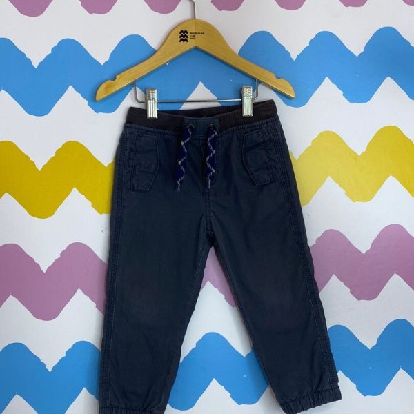 Calça sarja azul