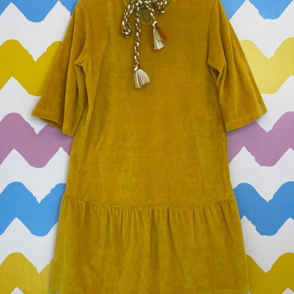 Vestido manga longa 10 anos